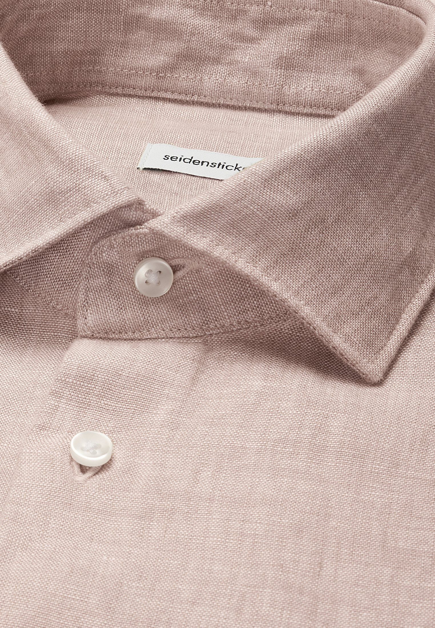 Linen shirt Slim 1/1 Kent-Collar Uni