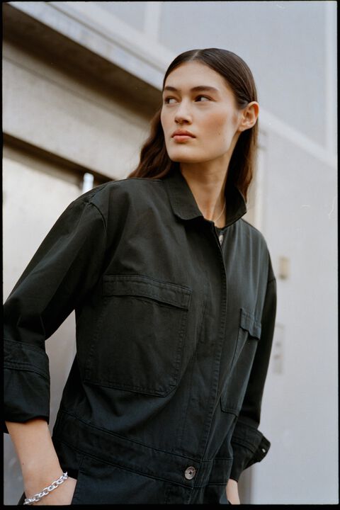 Canvas light jumpsuit - Jozette