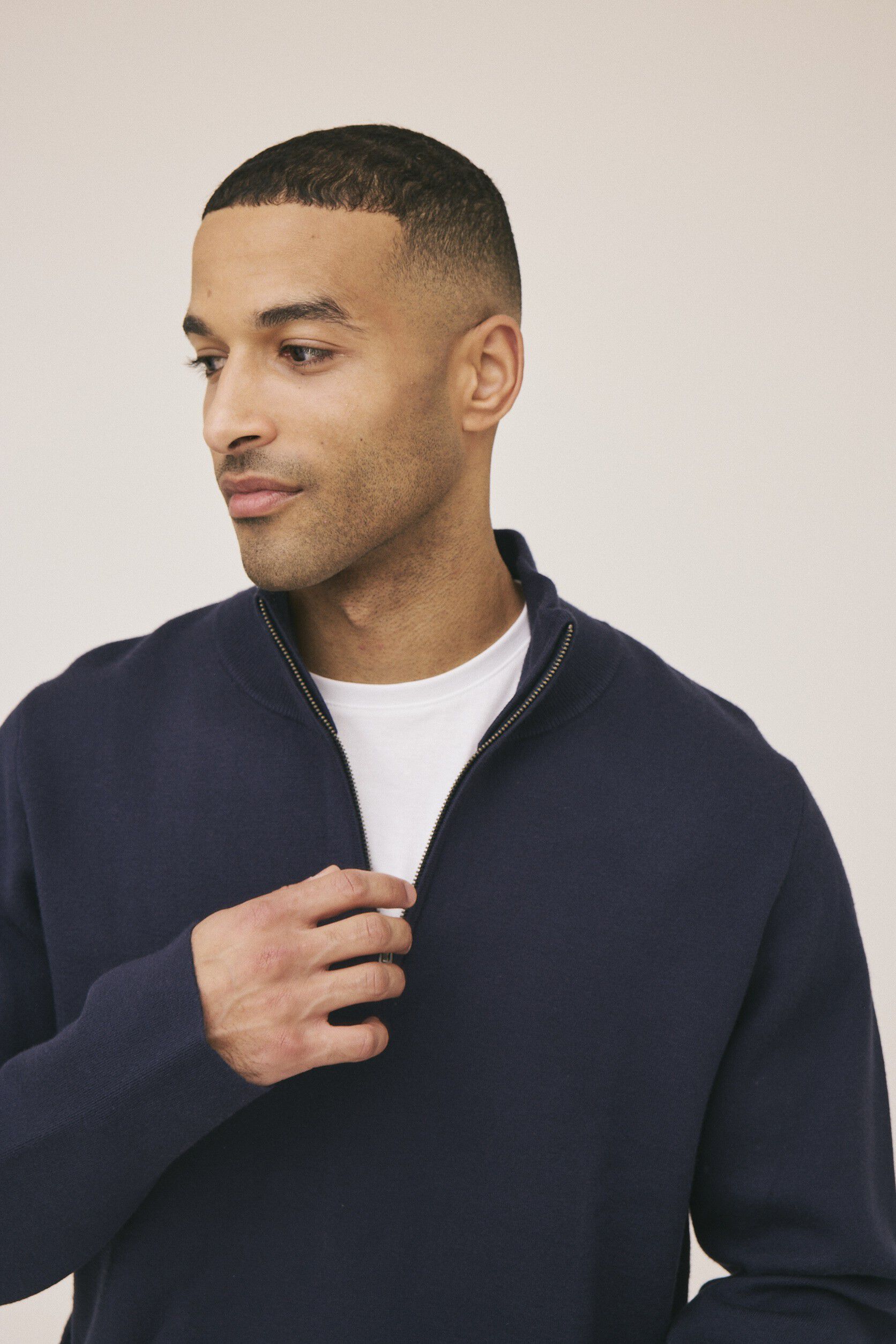 Elo half zip knit - EcoVero