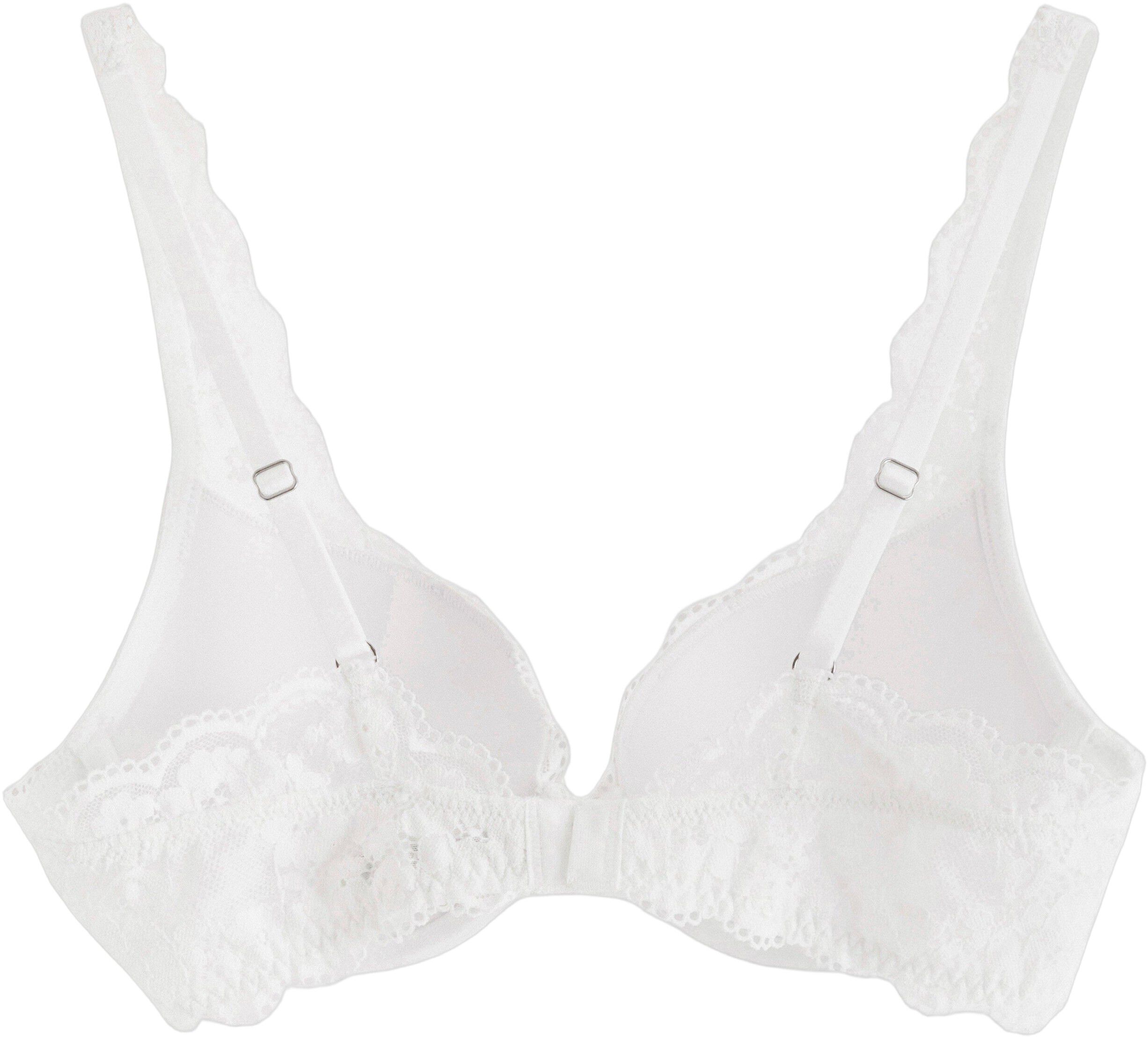 Malva push-up-bh med spets