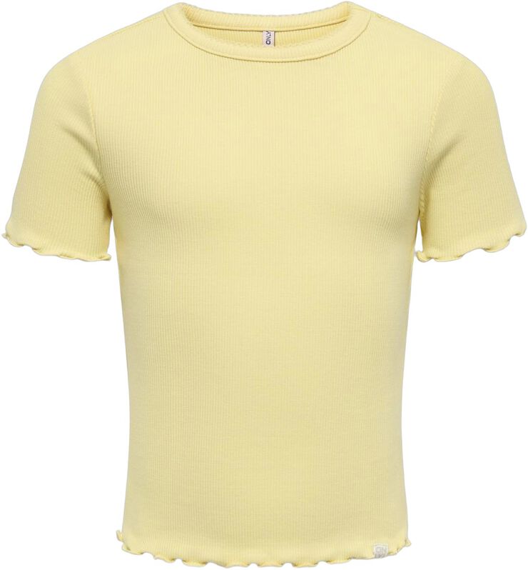 KMGTRINNY SS SOLID/AOP TOP JRS