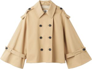 Alisandra kort trenchcoat
