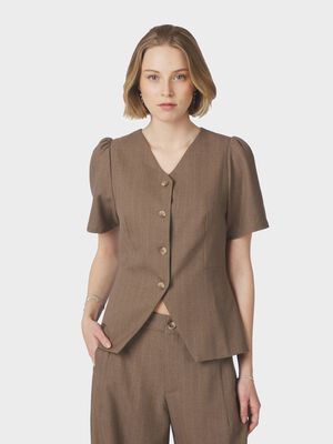 Jules Pinstripe Blouse