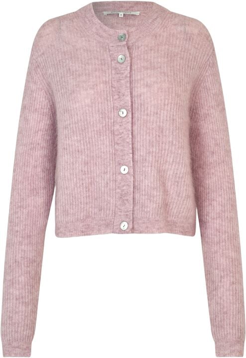 Andrea Knit Rib LS Cardigan