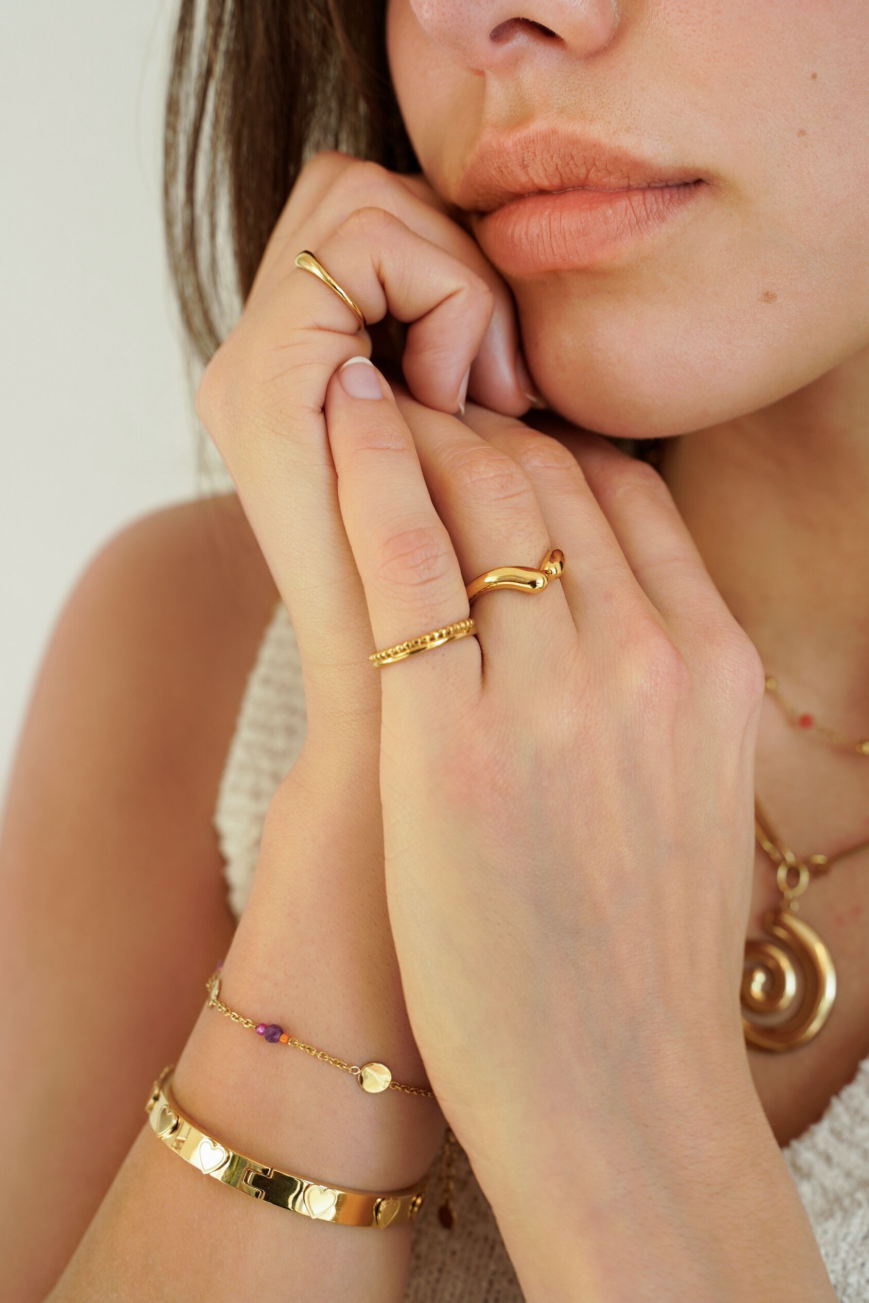 Ring open V shape OS