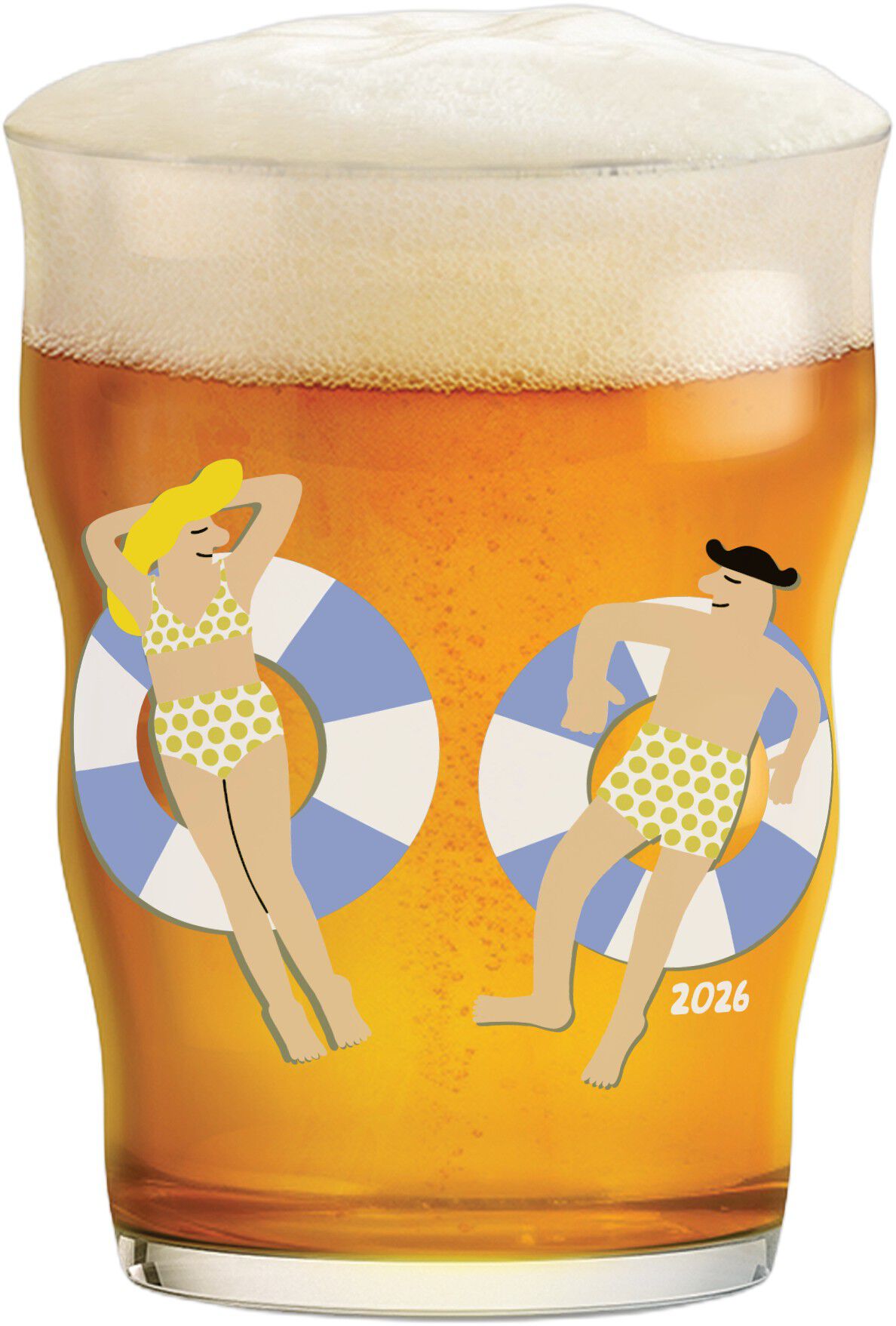 Mikkeller Pint &Oslash;lglas 2026 40 cl klar m. deko
