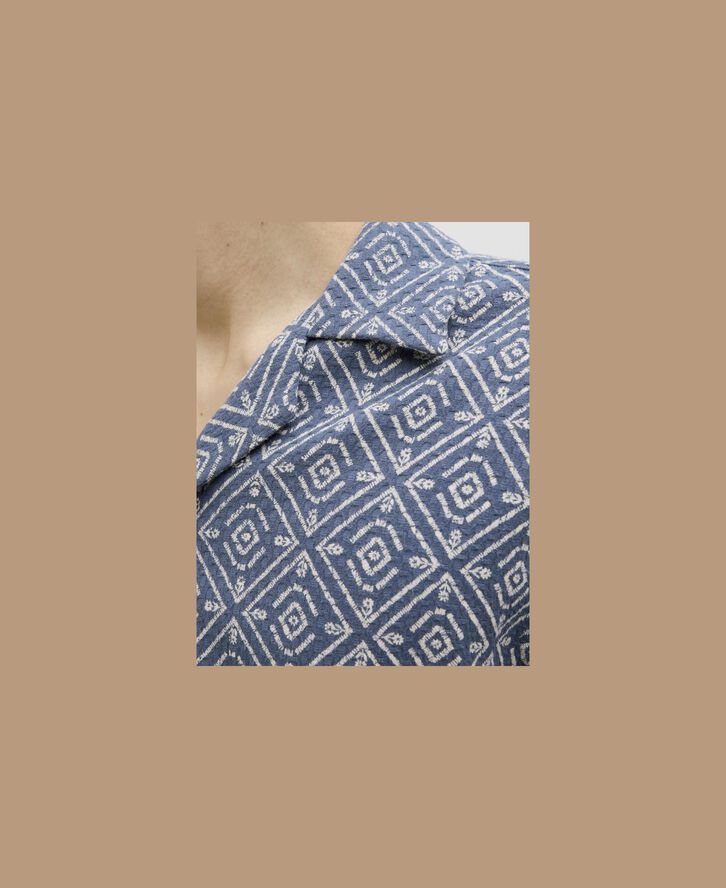 JPRBLUVINCENT PRINT RESORT S/S SHIR