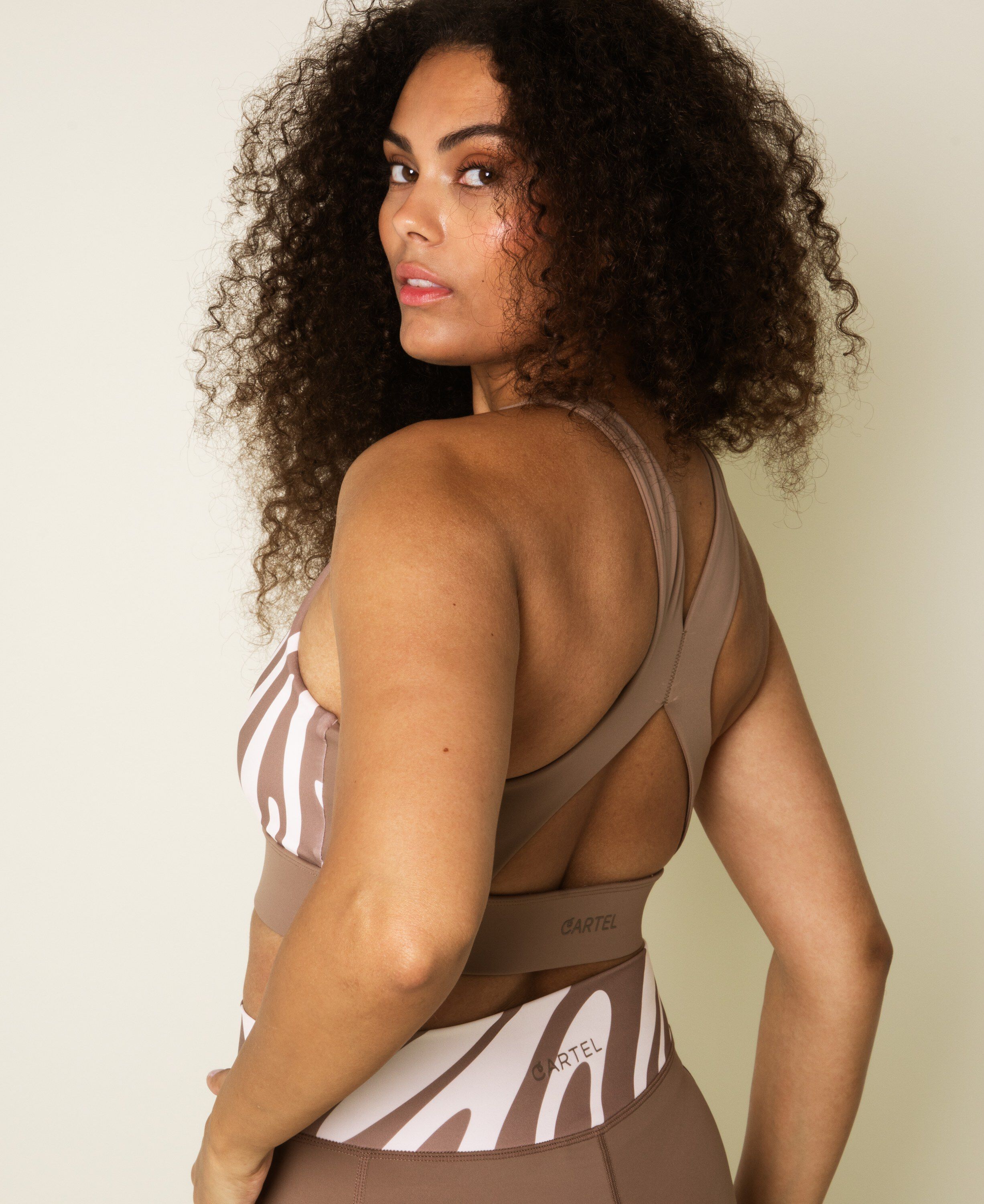 Pulse sportivo bra - Zebra print Hazel