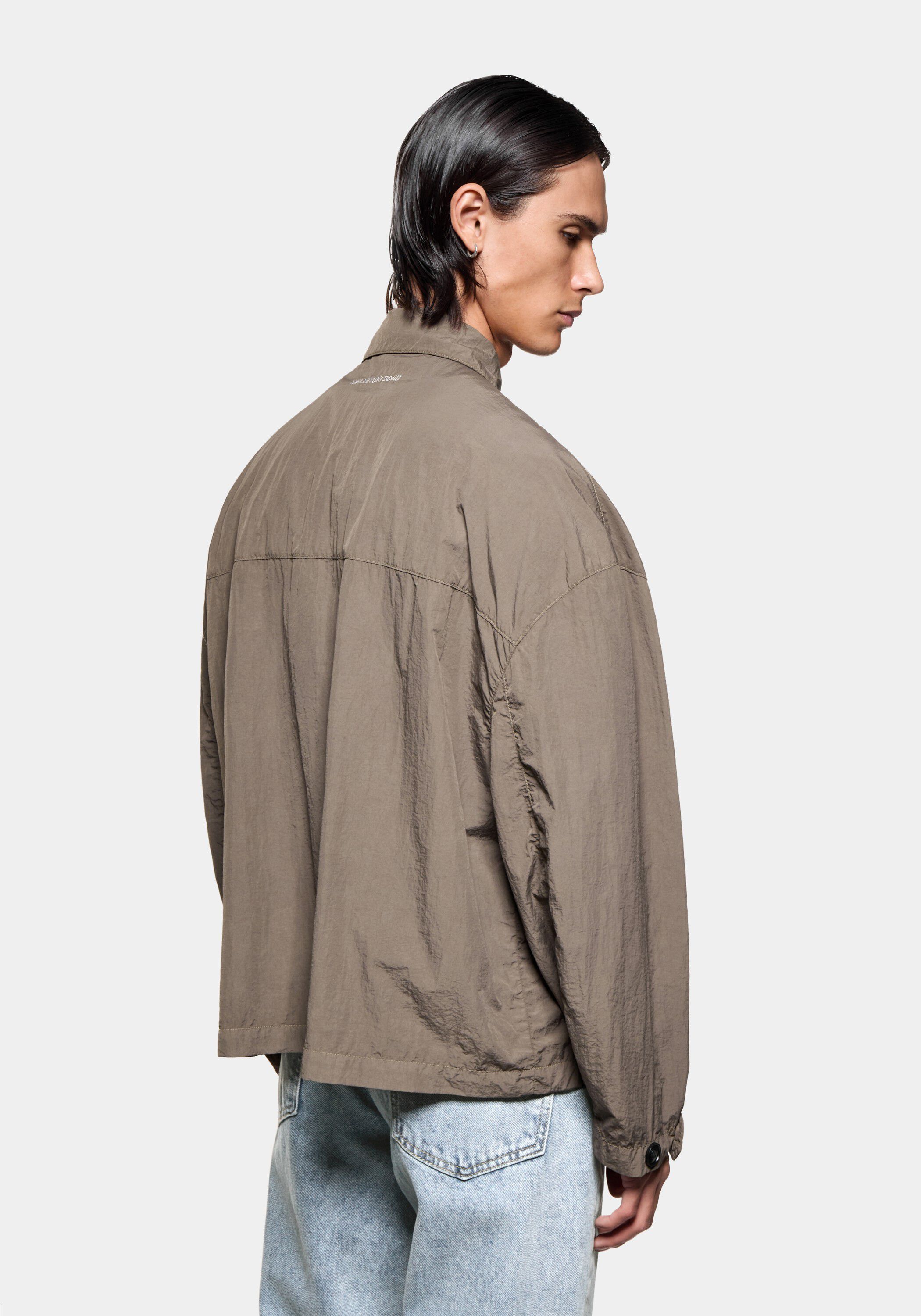 GARMENT DYE BOX OVERSHIRT