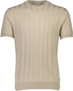 Knitted crew neck t-shirt