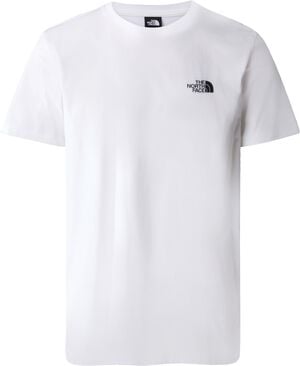 M S/S SIMPLE DOME TEE TNF WHITE