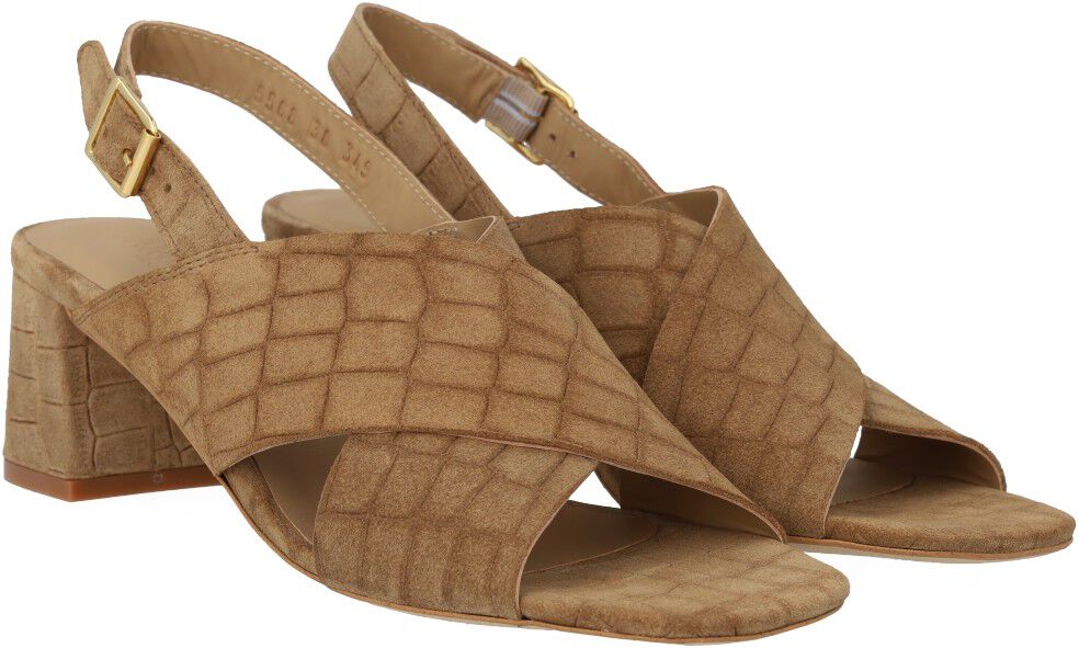 Sandal med blokh&aelig;l