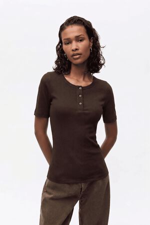ENALLY HENLEY TEE 5314
