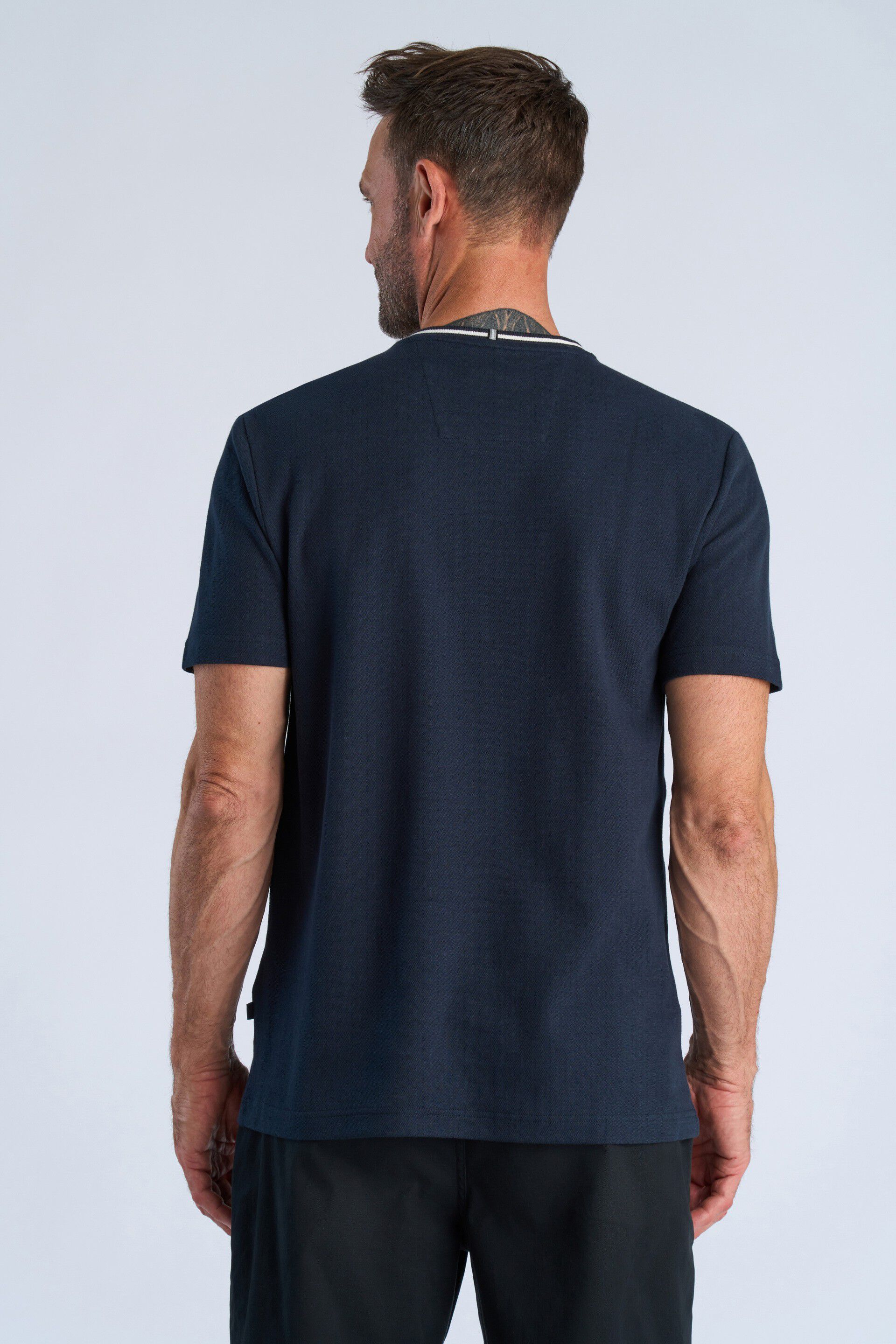 Structured o-neck tee S/S