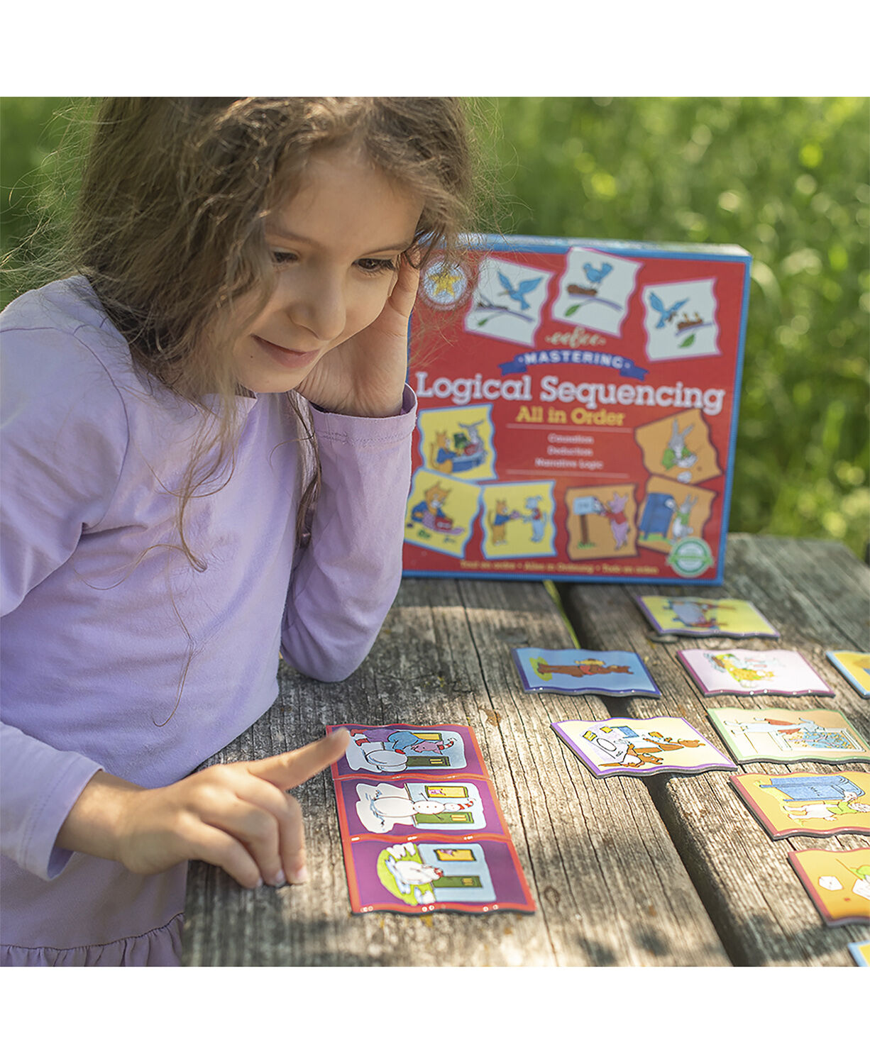 eeBoo - Leg & L&aelig;r puslespil - Logisk r&aelig;kkef&oslash;lge