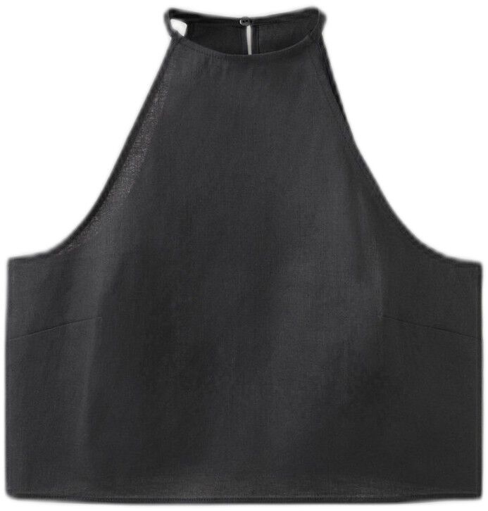 Linen cotton halter top