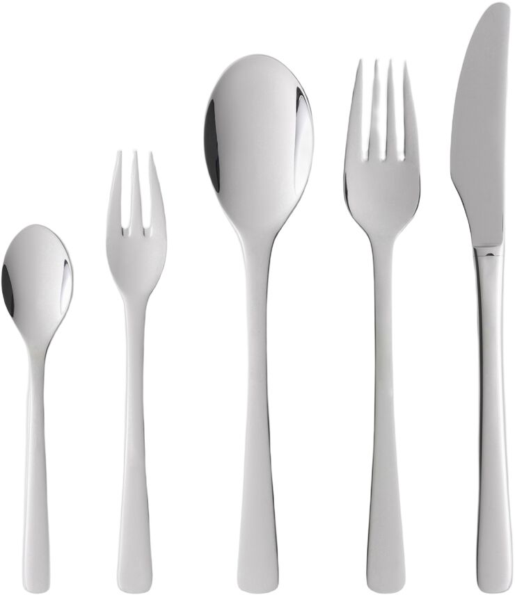 Bestickset Steel Line 60 delar Blankt stål