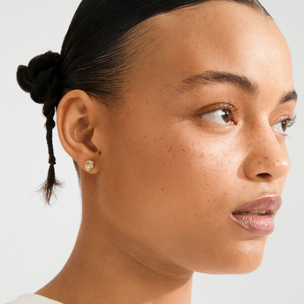 KOTA øreringe guldbelagt