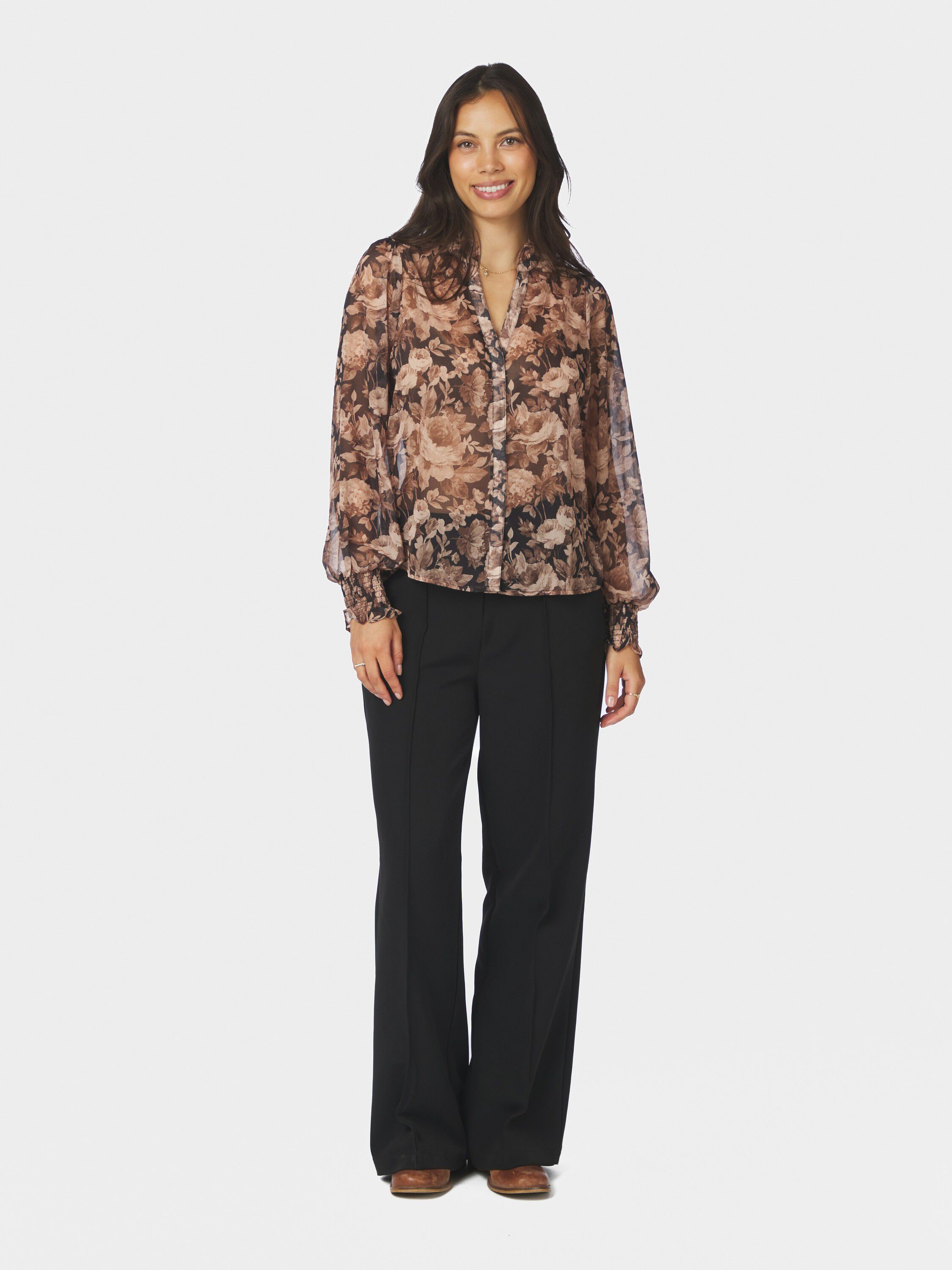 Delsie Vintage Flower Shirt