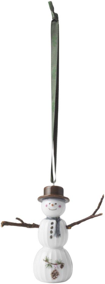 Hammersh&oslash;i Christmas Sn&ouml;gubbe h&auml;ngande H9,5 vit m. deko
