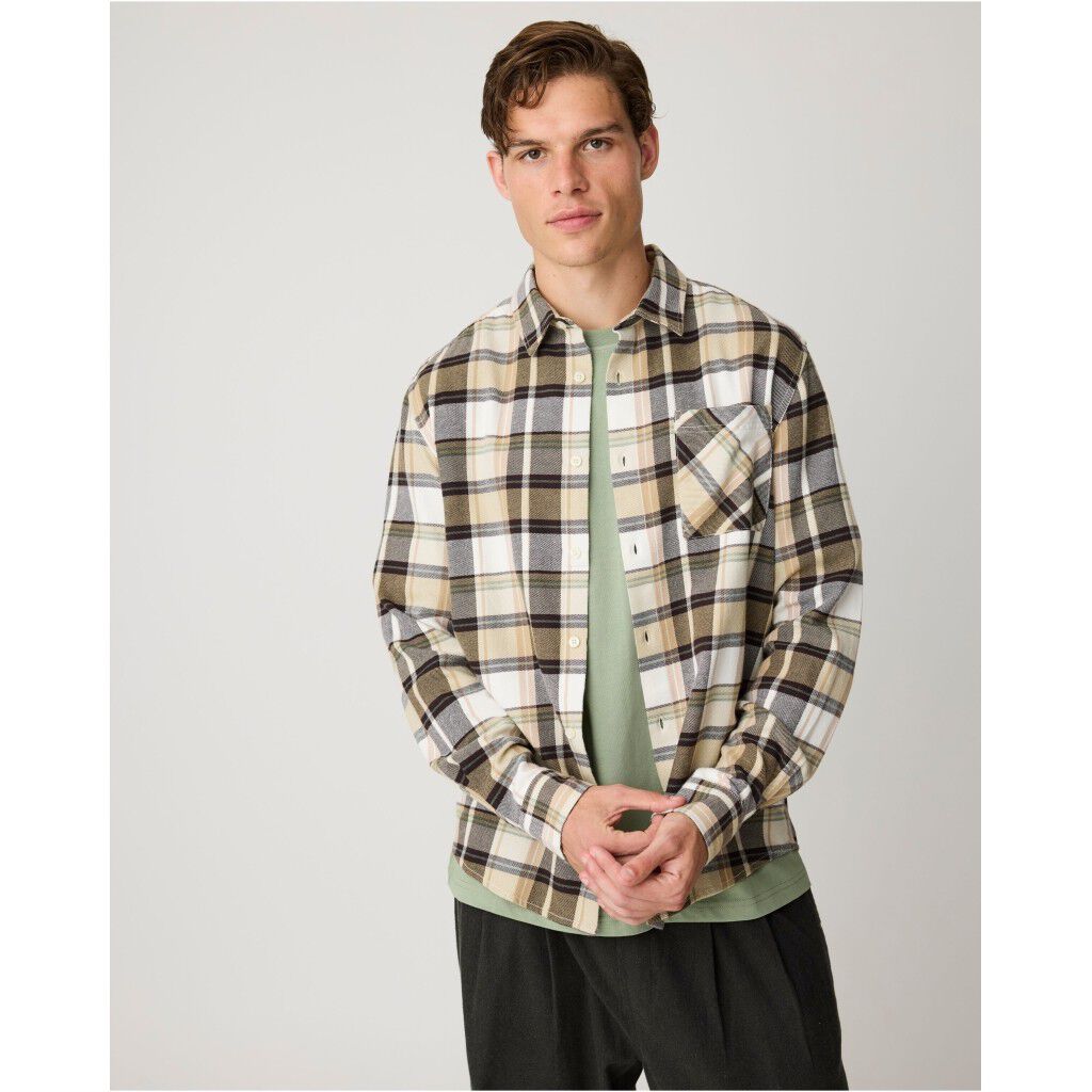 Dune regular checked flannel shirt