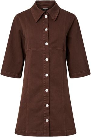 PCSALUME 3/4 DENIM DRESS
