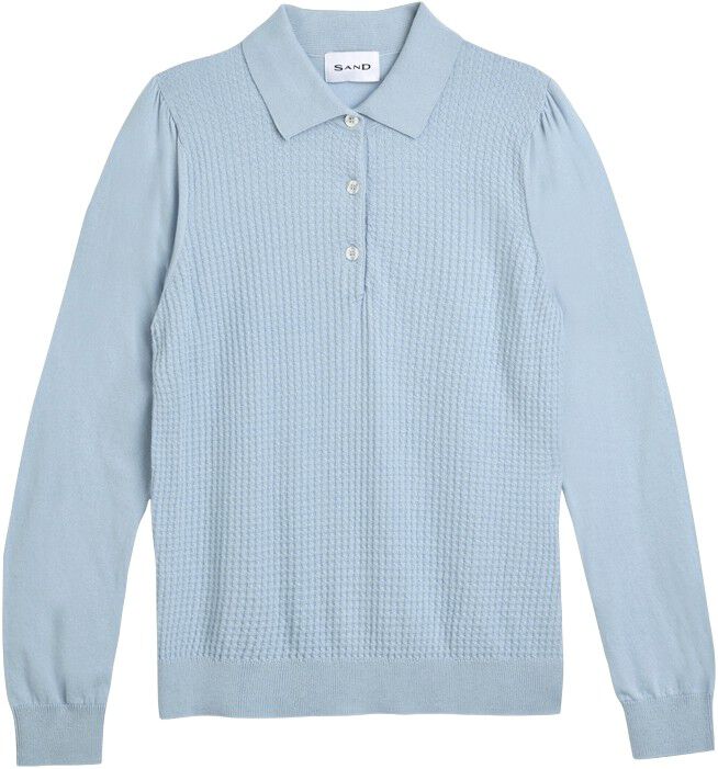 5445 WW - Retro Polo Puff LS