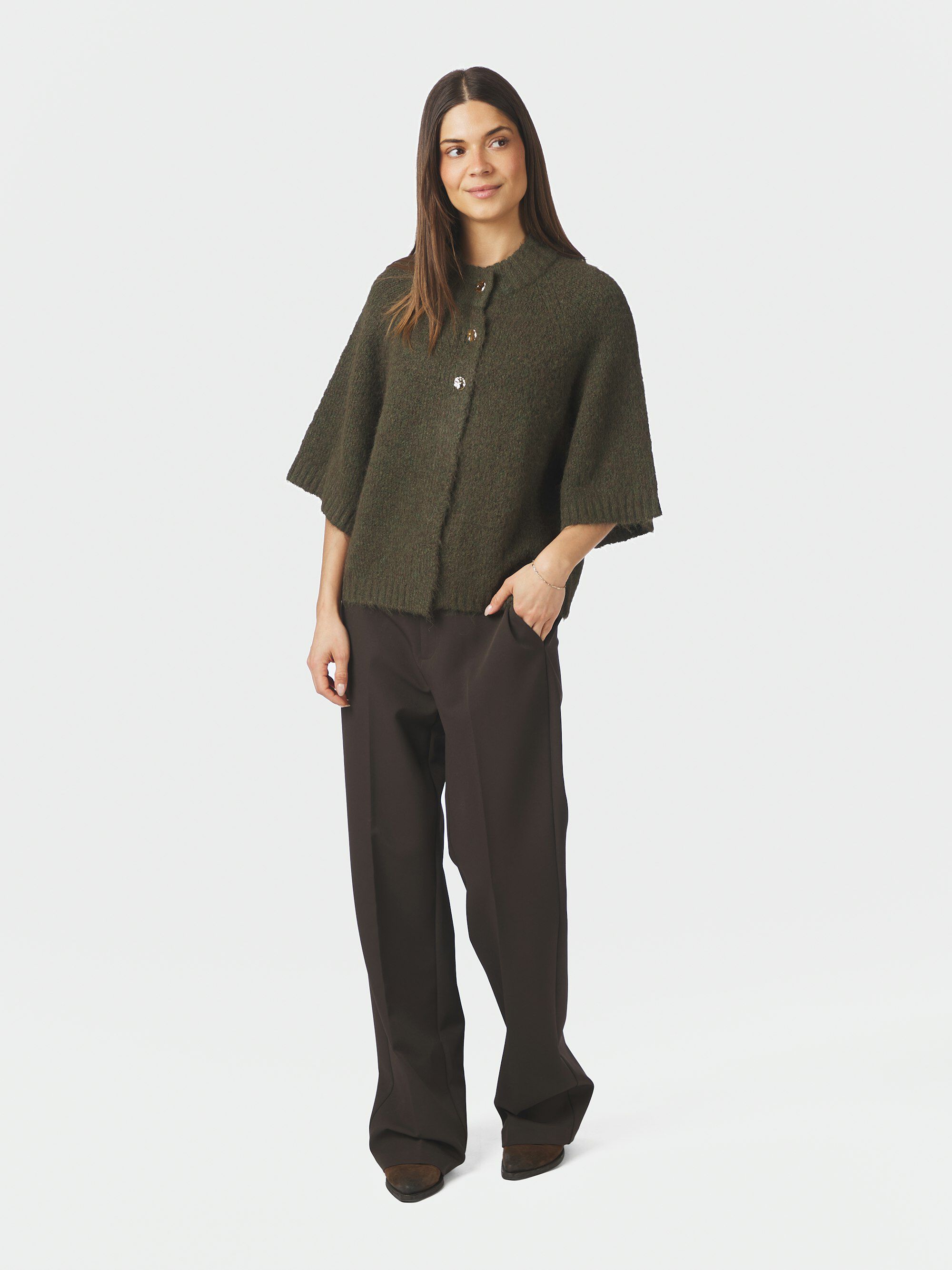 Benuta Fluffy Knit Cardigan