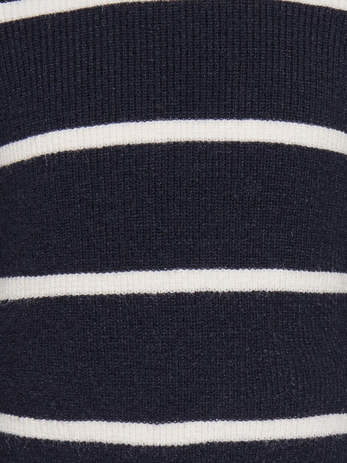 KMGFRANCA LIFE SHORT LS STRIPE KNT