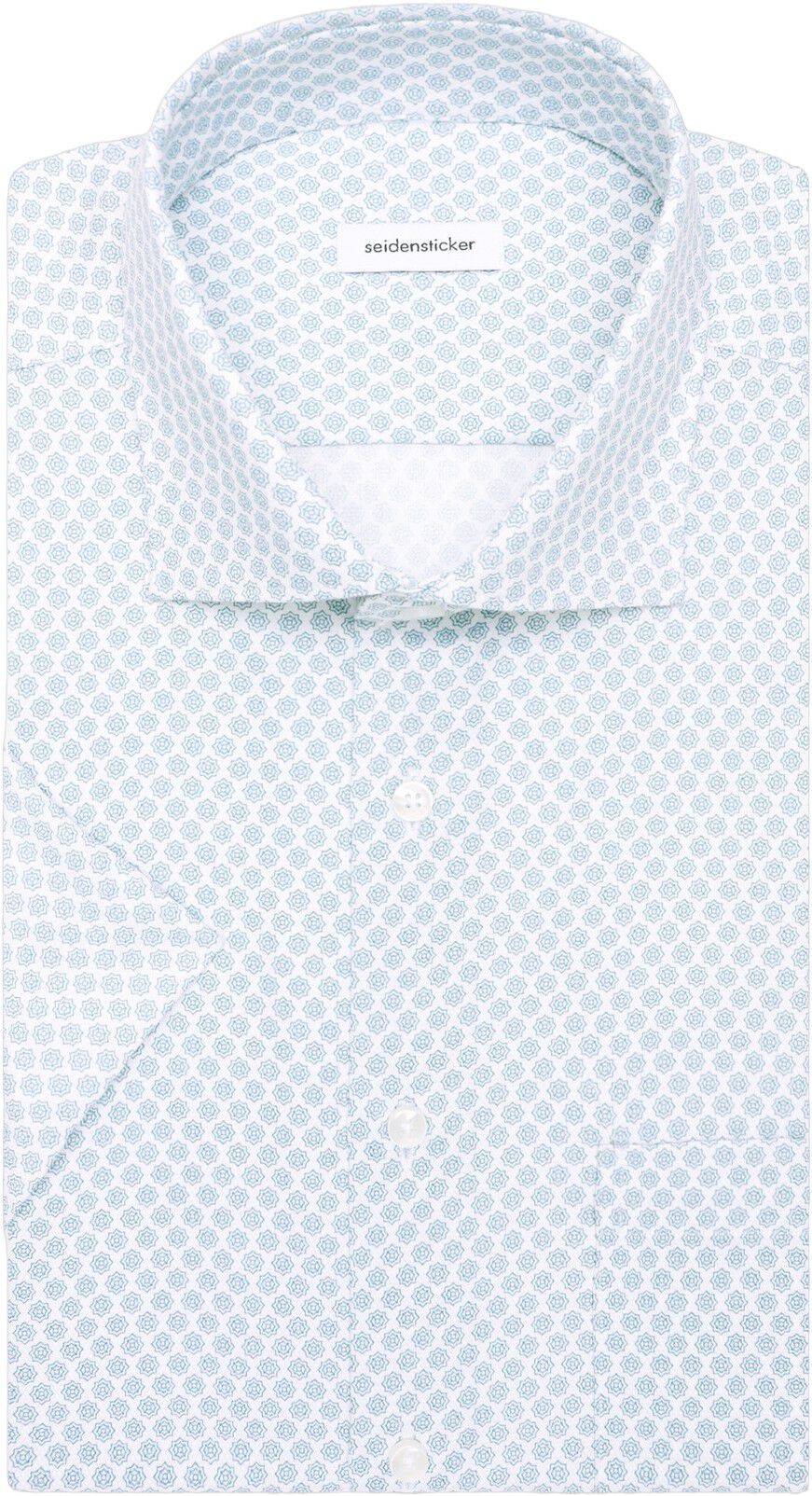 Business shirt Regular 1/2 Kent-Collar Print