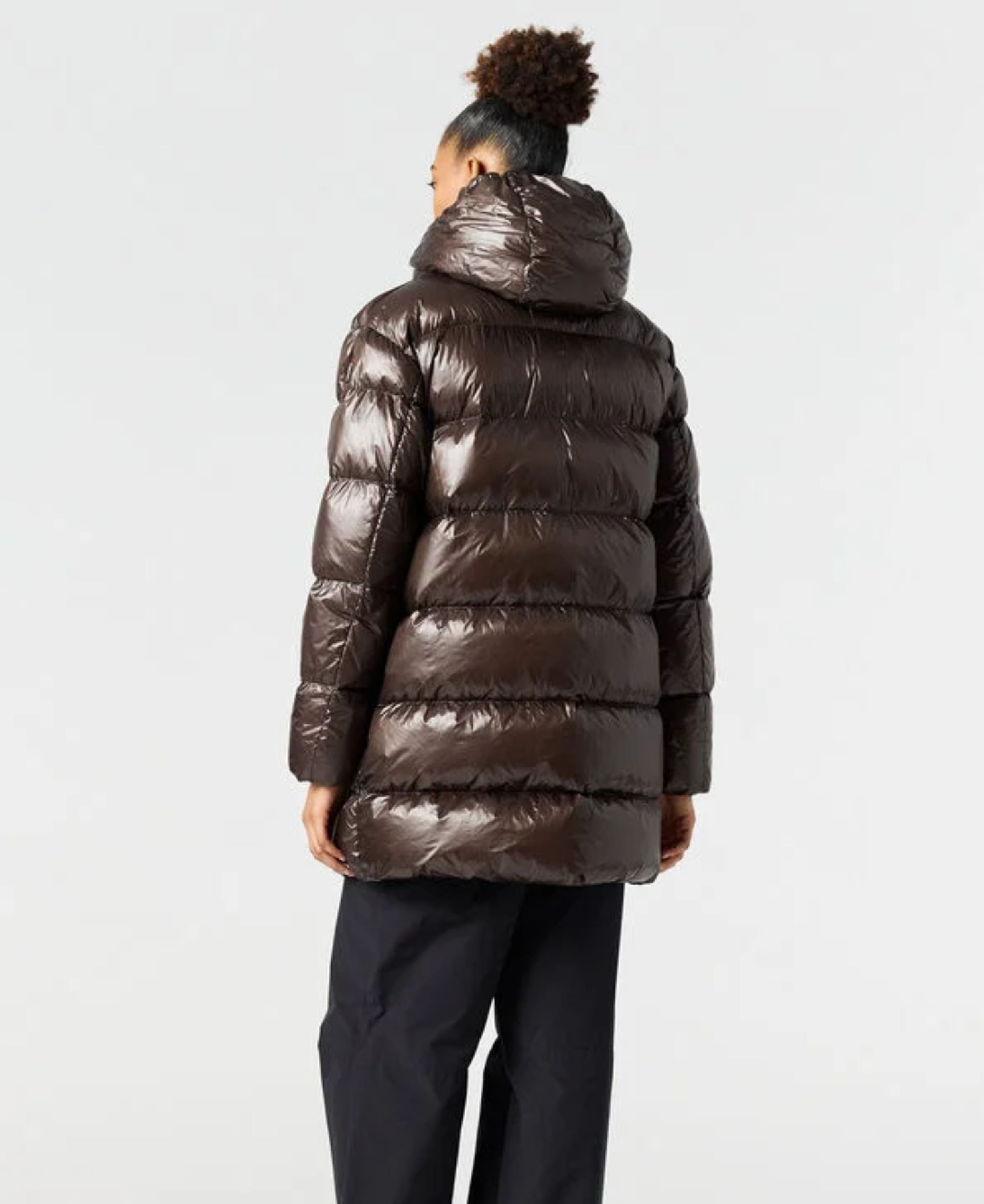 Ivonne shiny puffer down jacket - water repellent