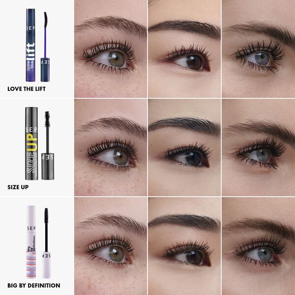 TRIO DE MASCARAS - 3 mascaror, 3 effekter: Volym, definition, en ""lif