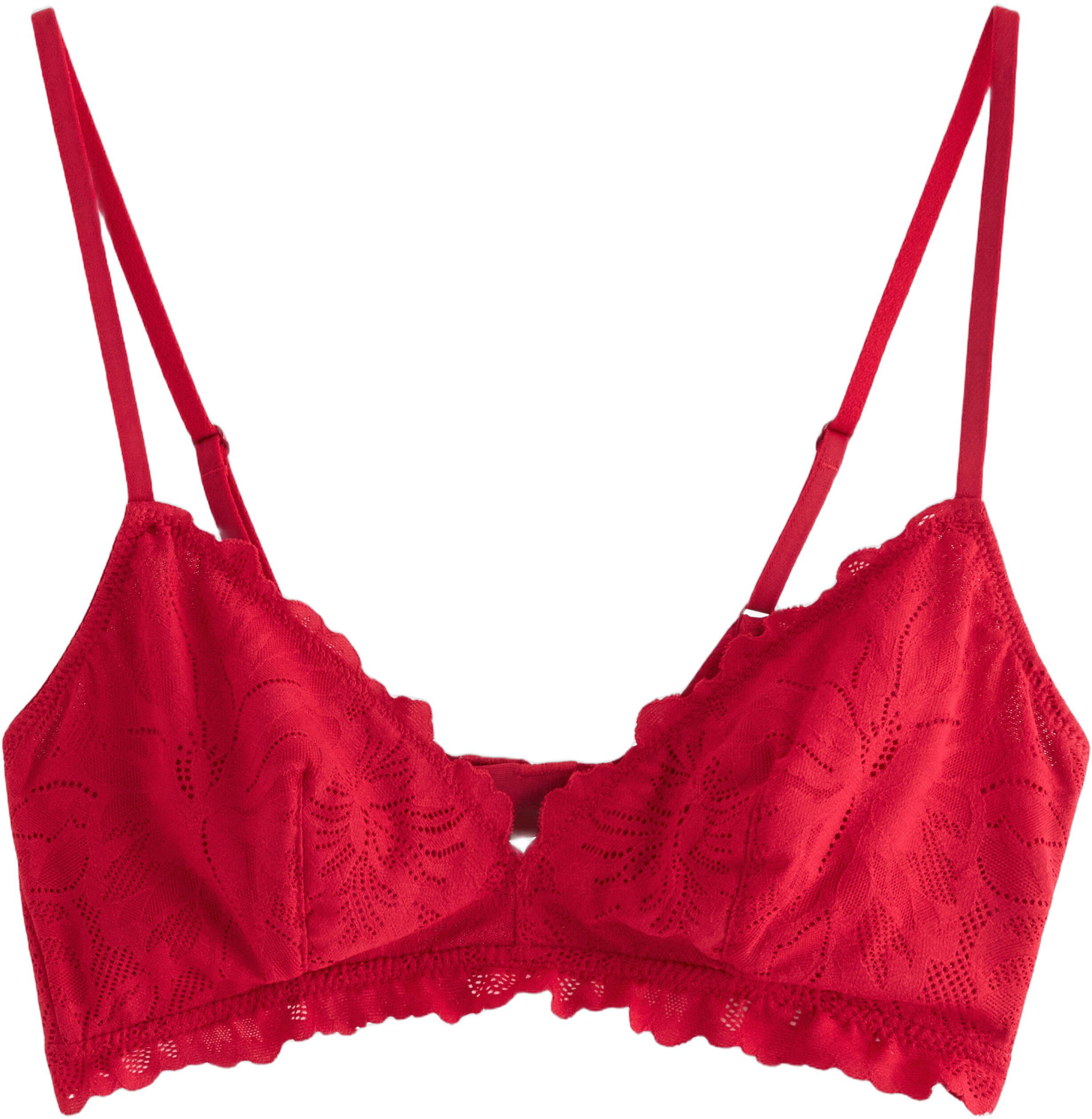 Superbl&oslash;d uvatteret bl&oslash;d bh med mes