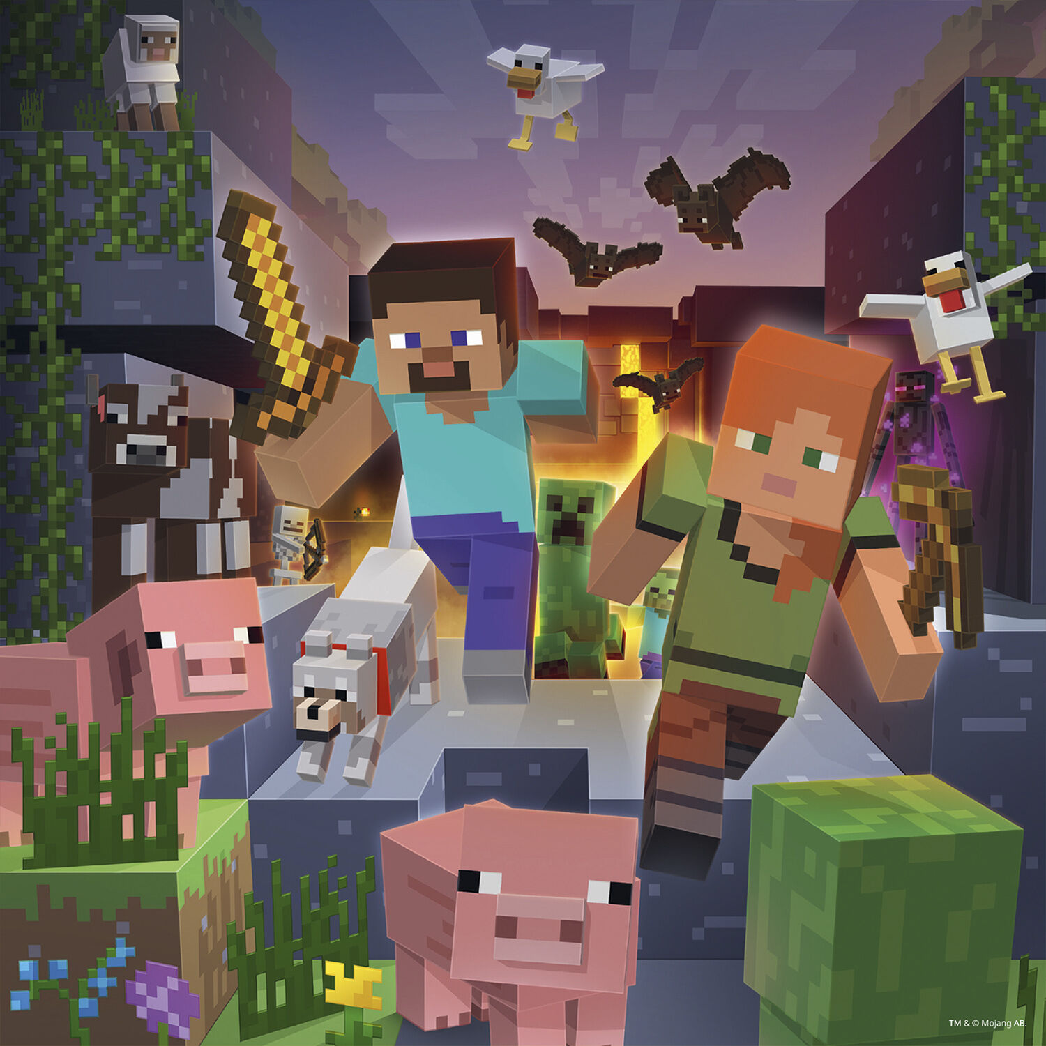 Ravnsburger 3*49 brikker ass