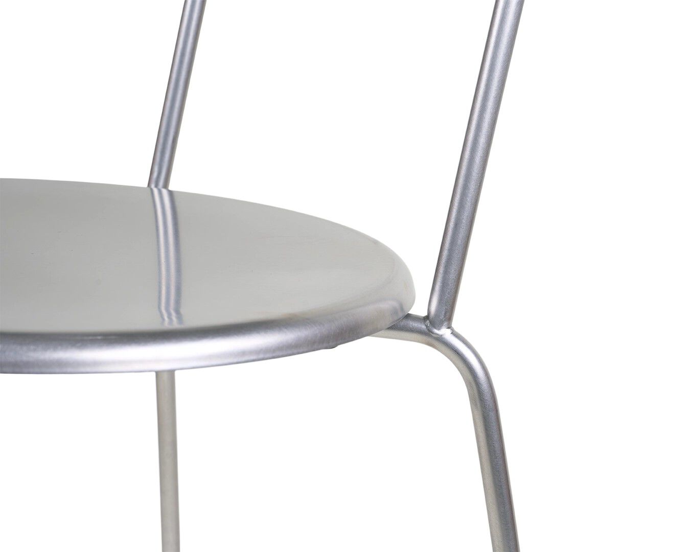 Petit Rond Chair | Stainless Steel