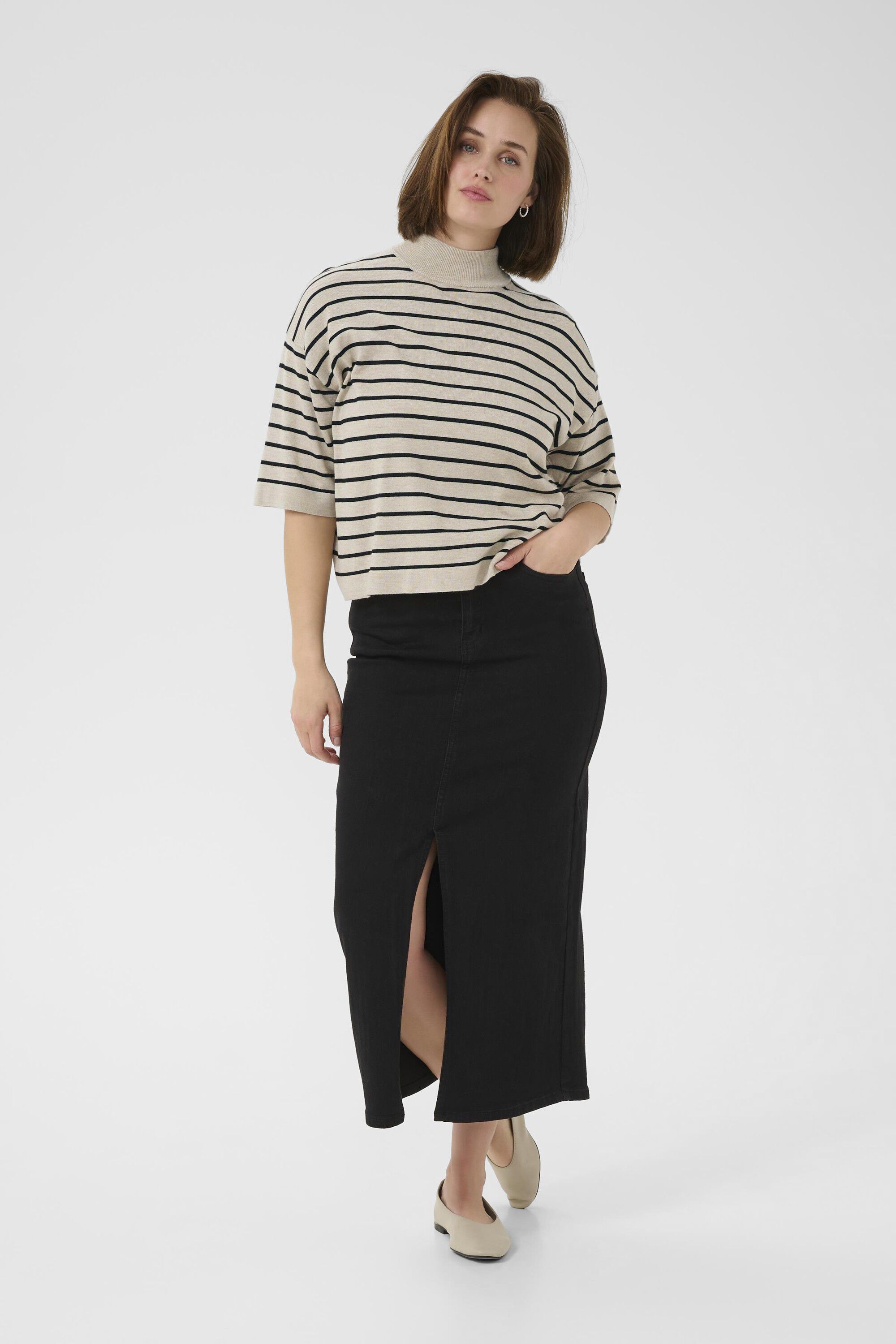 KAlizza Striped Turtleneck