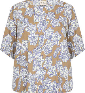 Curvy WA-GLADY 1 Bluse Mørk sand