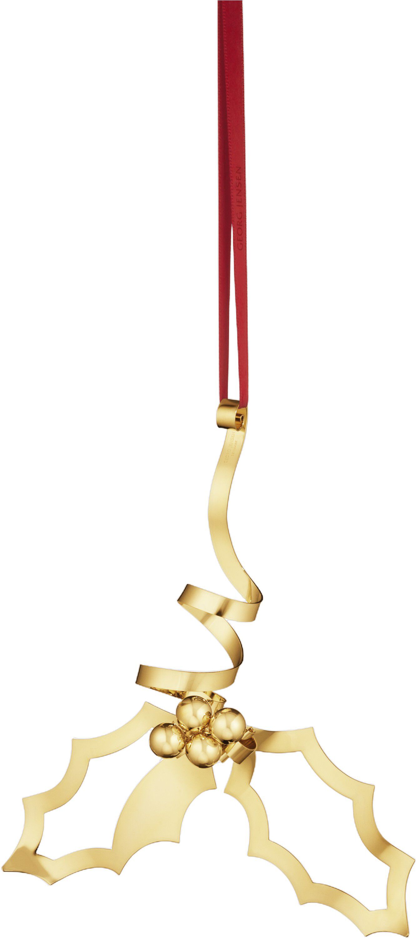 2026 juleornament mistelten 18 kt. guld