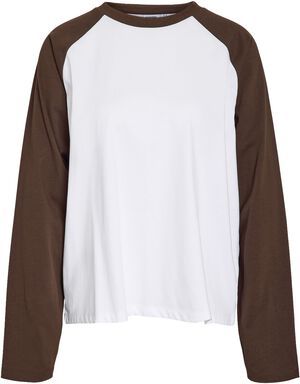 NMEMBER L/S RAGLAN COLORBLOCK TOP