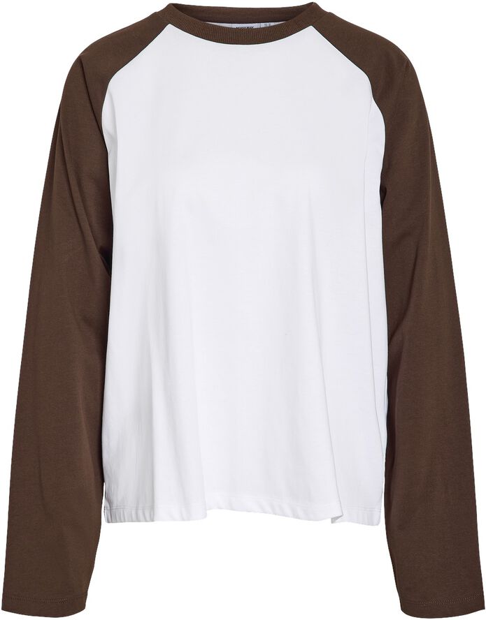 NMEMBER L/S RAGLAN COLORBLOCK TOP