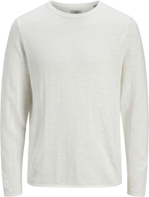 JREBNATURE SLUB KNIT CREW NECK