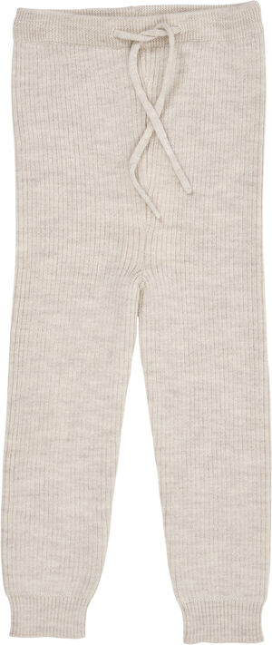 MERINO CLASSIC RIB LEGGINGS W. DRAW