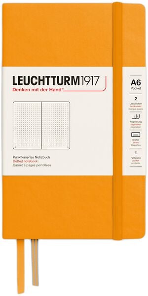 LT1917 Notesbog A6 Prikket HC - Rising Sun