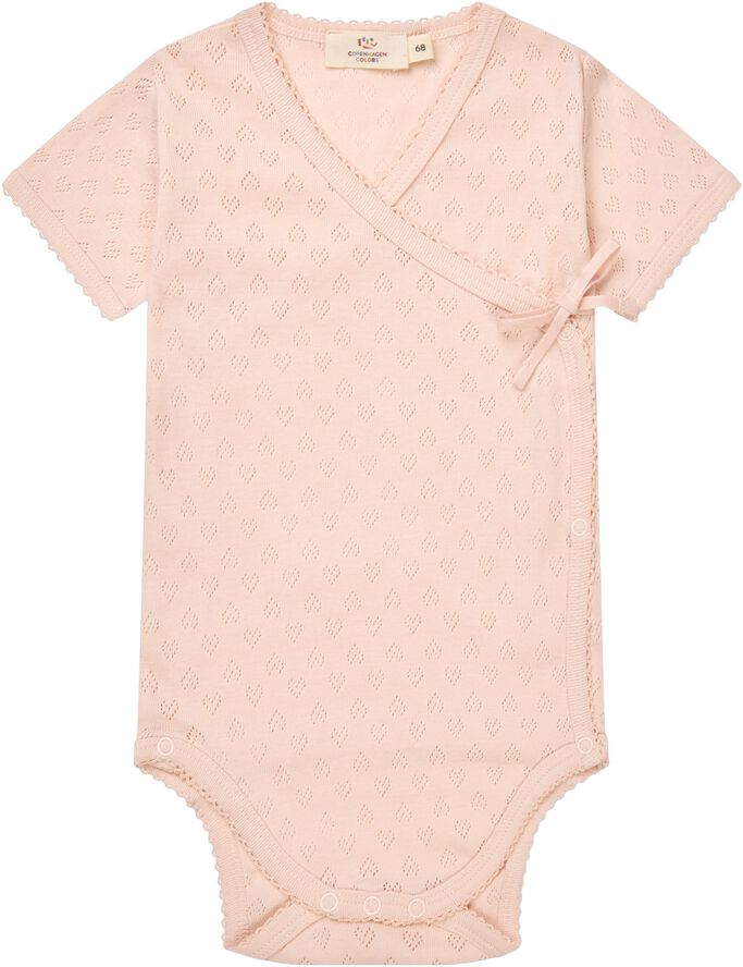 POINTELLE HEART CROSSOVER BODY SS