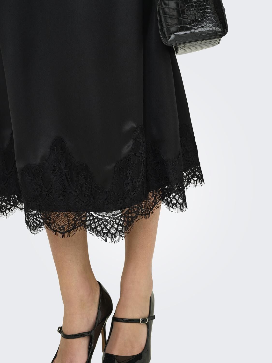 Onlbella Satin Lace Skirt Wvn Ex