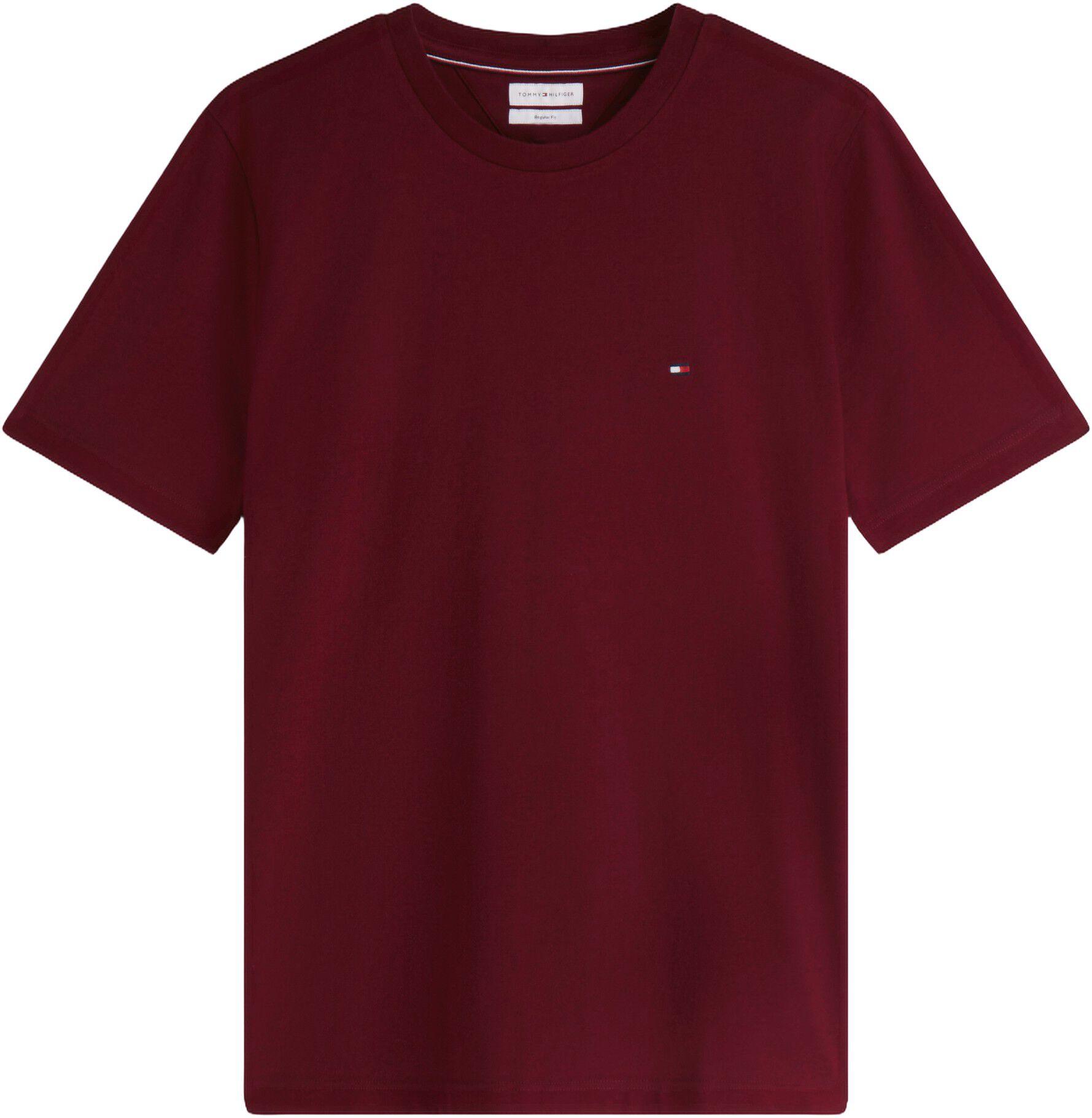 Flag Embroidery Crew Neck T-Shirt