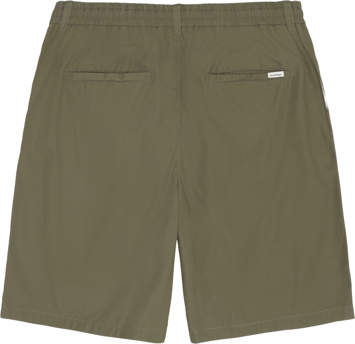 FIG loose poplin elastic waist string shorts - GOTS/Vegan