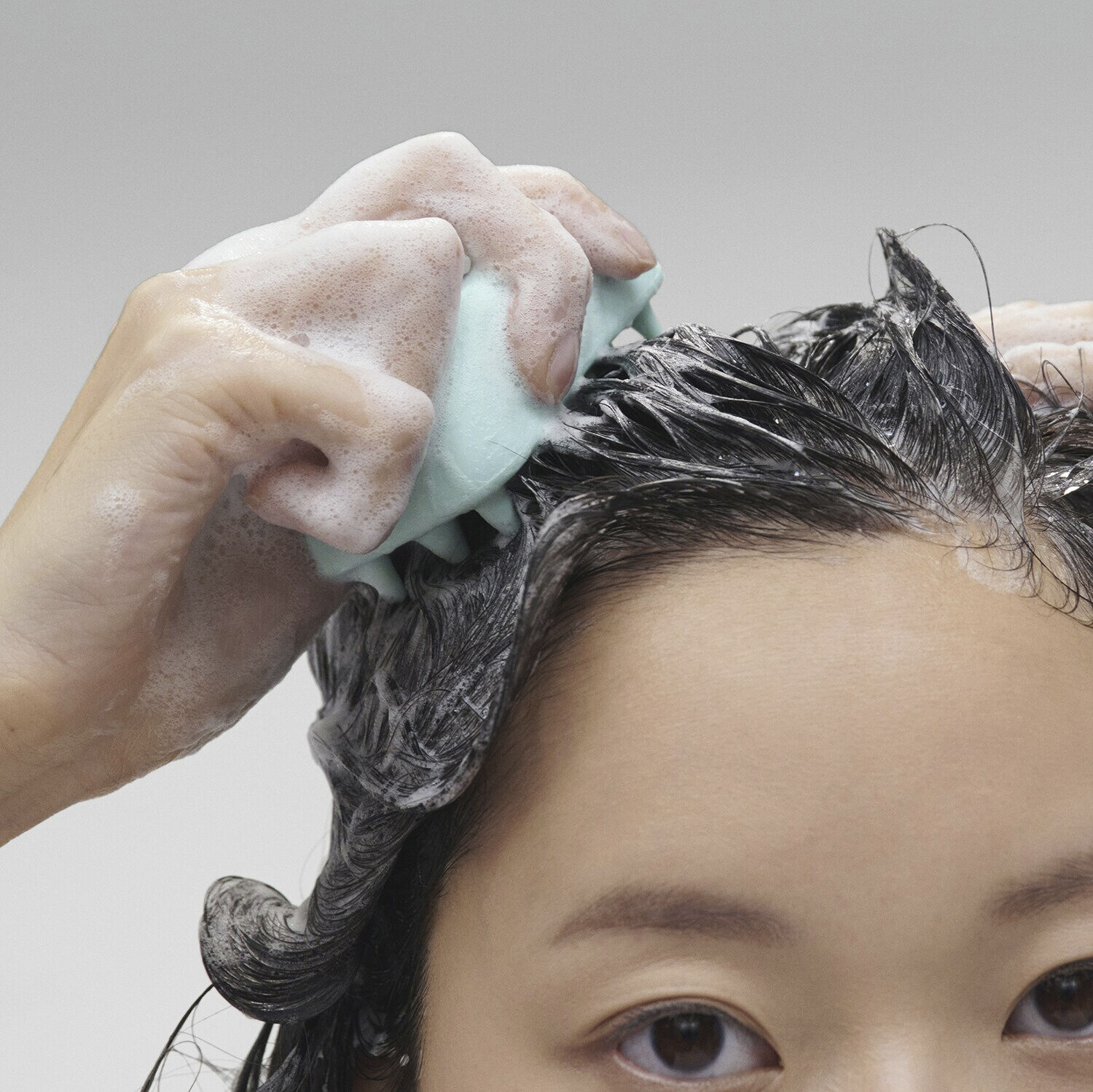 Brosse Massante Cuir Chevelu/Massageborste f&ouml;r h&aring;rbotten - Exfolierar,