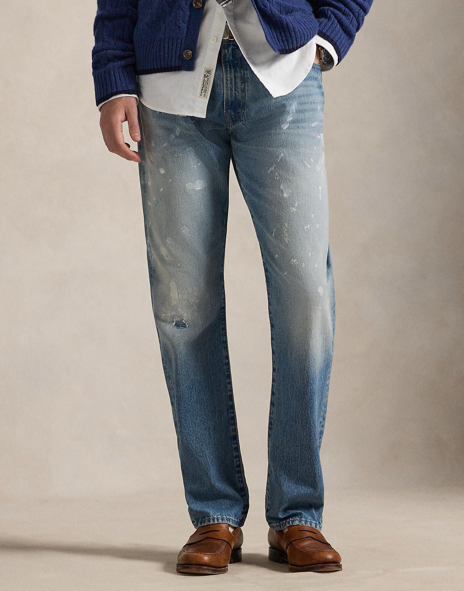 Hampton Straight Hand-Painted Jean