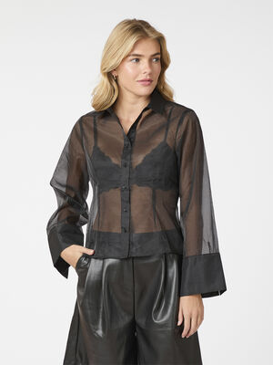 Rosa Organza Shirt